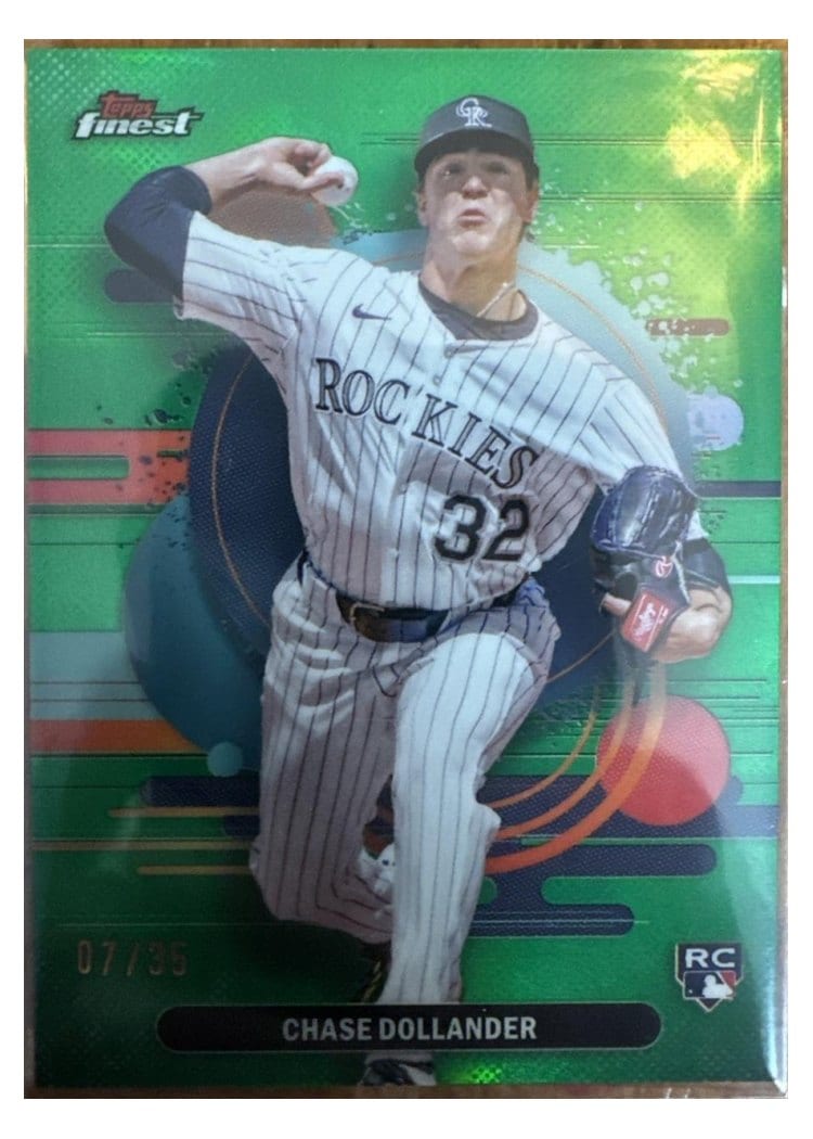 2025 Finest Base Set Chase Dollander #66 card