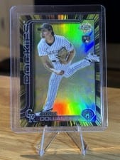 2025 Topps Chrome Update Radiating Rookies Chase Dollander #RR-24 card