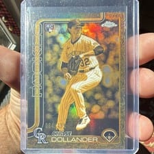 2025 Topps Gilded Collection Chrome Cast in Gold Chase Dollander #CG-10 card