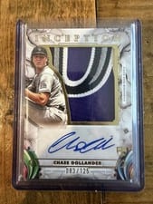 2025 Topps Inception Inception Autograph Jumbo Patch Chase Dollander #IAJP-CD card