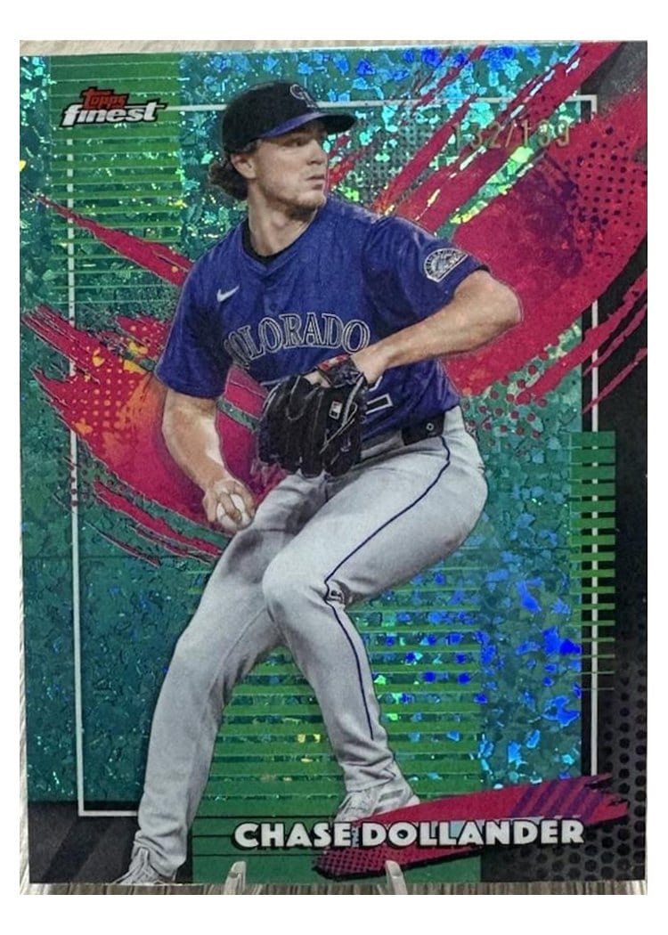 2026 Topps Finest Chase Dollander #228 card