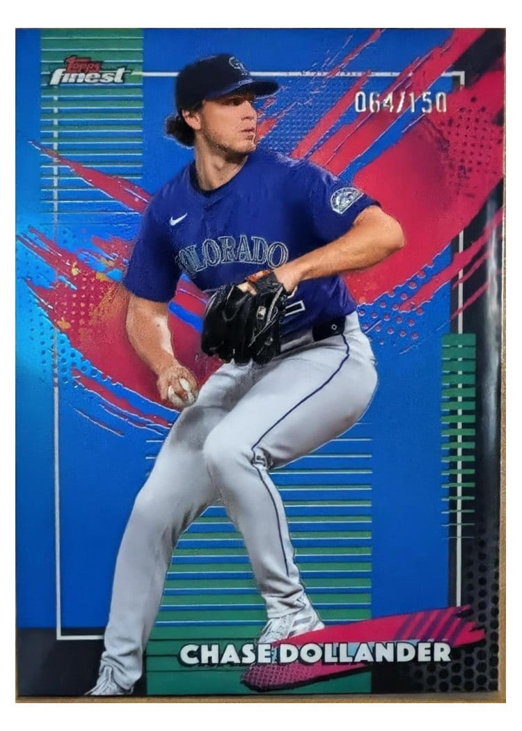 2026 Topps Finest Chase Dollander #228 card