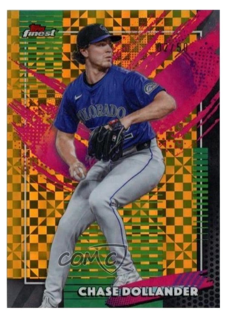 2026 Topps Finest Chase Dollander #228 card