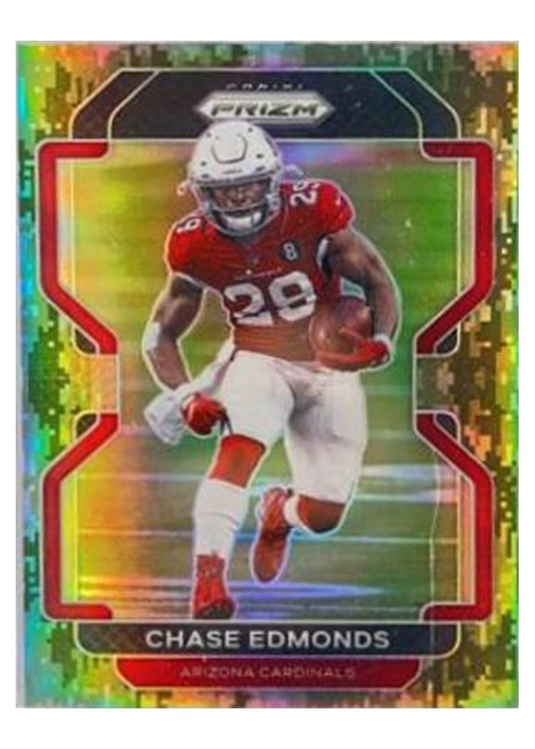 2021 Panini Prizm Base Set Chase Edmonds #77 card