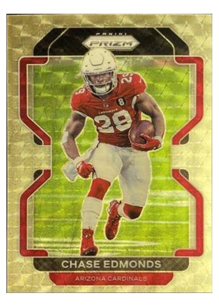 2021 Panini Prizm Base Set Chase Edmonds #77 card