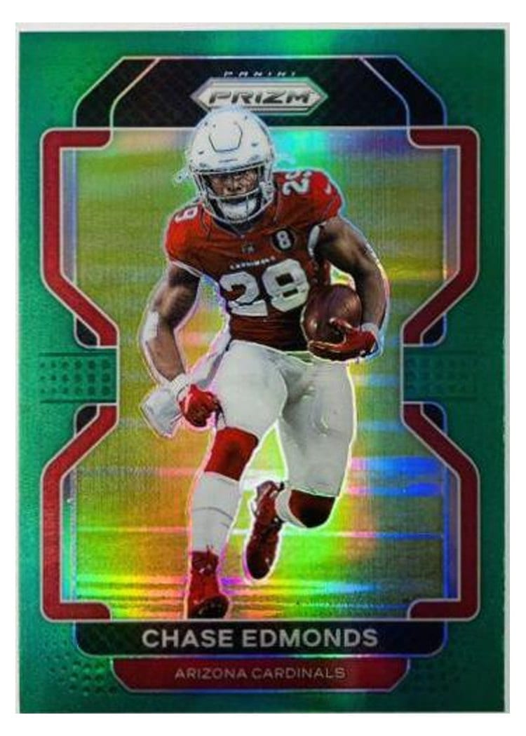 2021 Panini Prizm Base Set Chase Edmonds #77 card