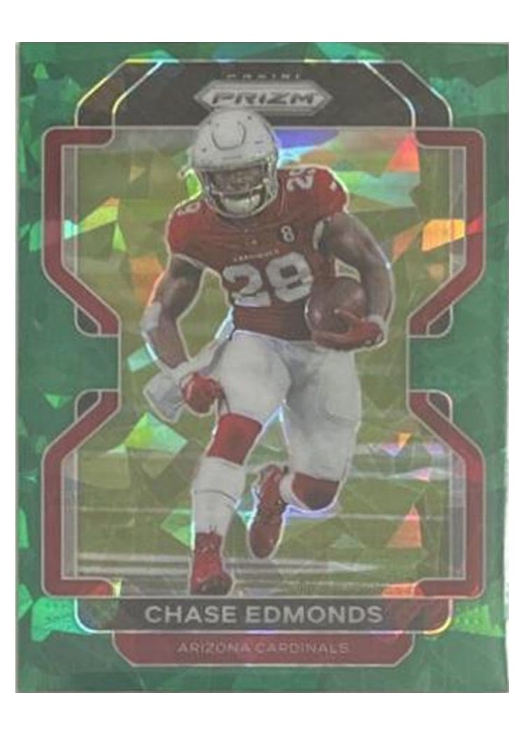 2021 Panini Prizm Base Set Chase Edmonds #77 card