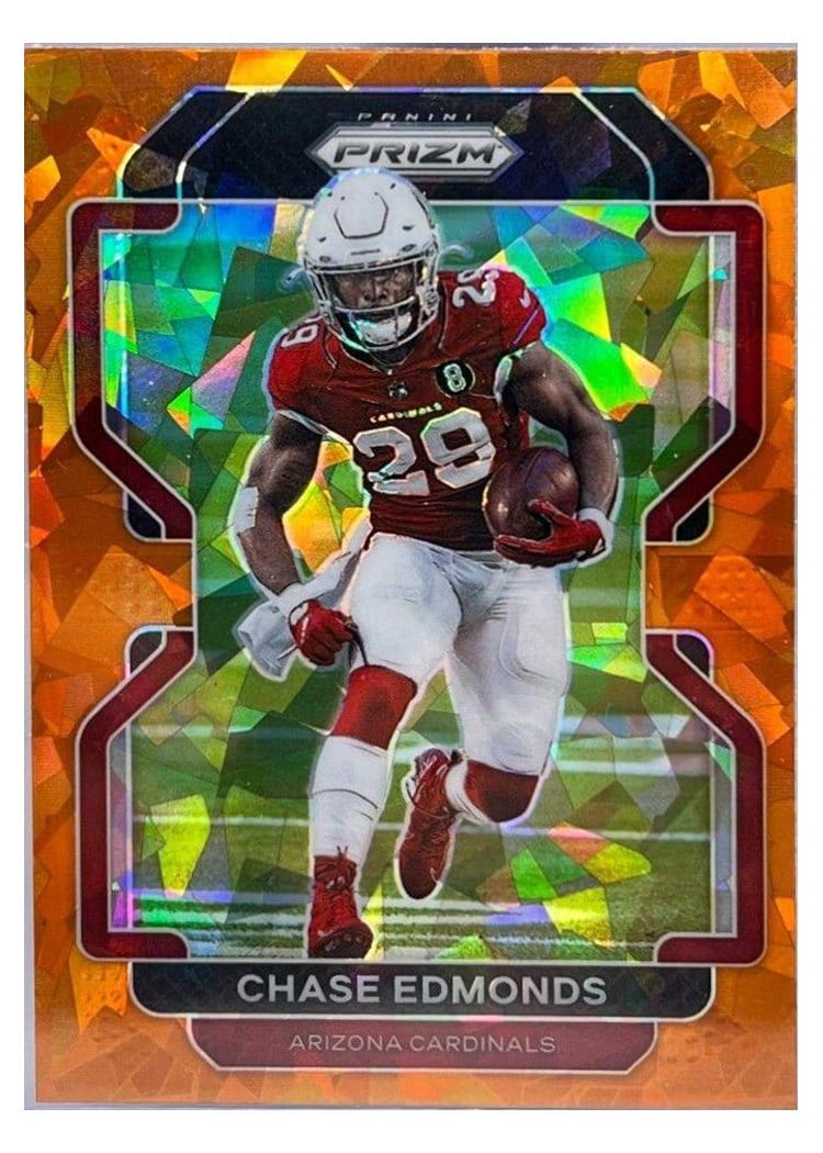 2021 Panini Prizm Base Set Chase Edmonds #77 card