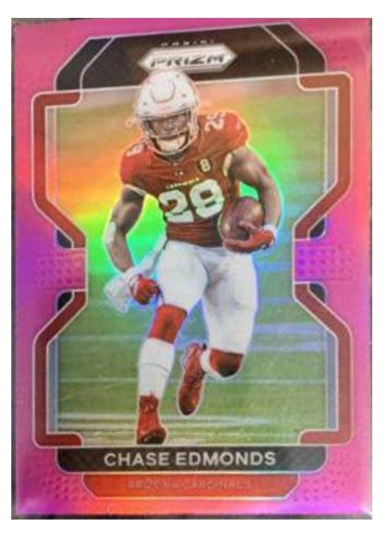 2021 Panini Prizm Base Set Chase Edmonds #77 card