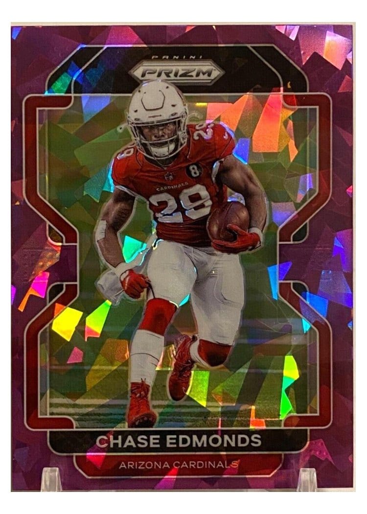 2021 Panini Prizm Base Set Chase Edmonds #77 card