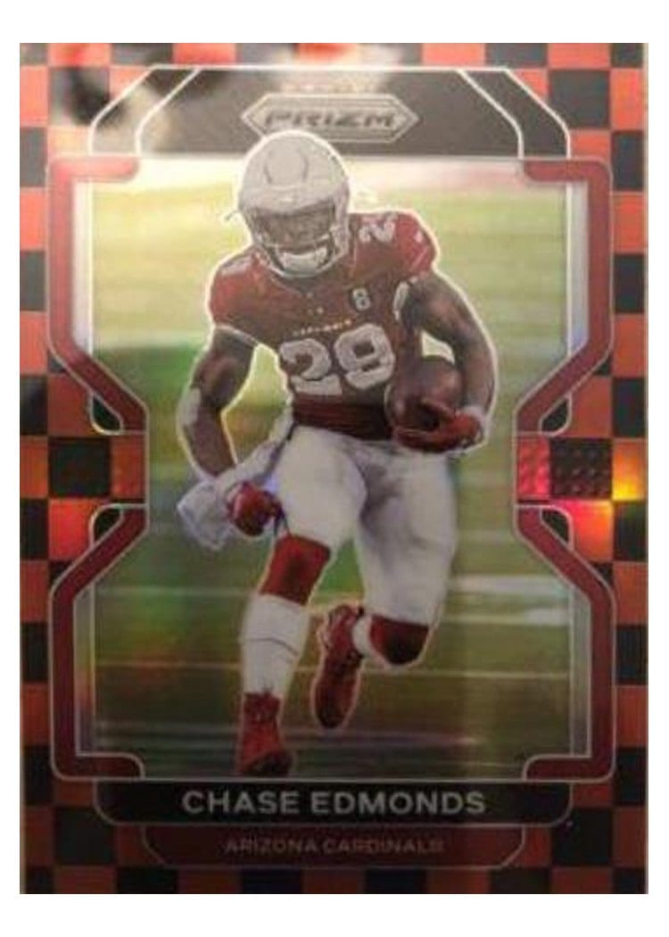 2021 Panini Prizm Base Set Chase Edmonds #77 card