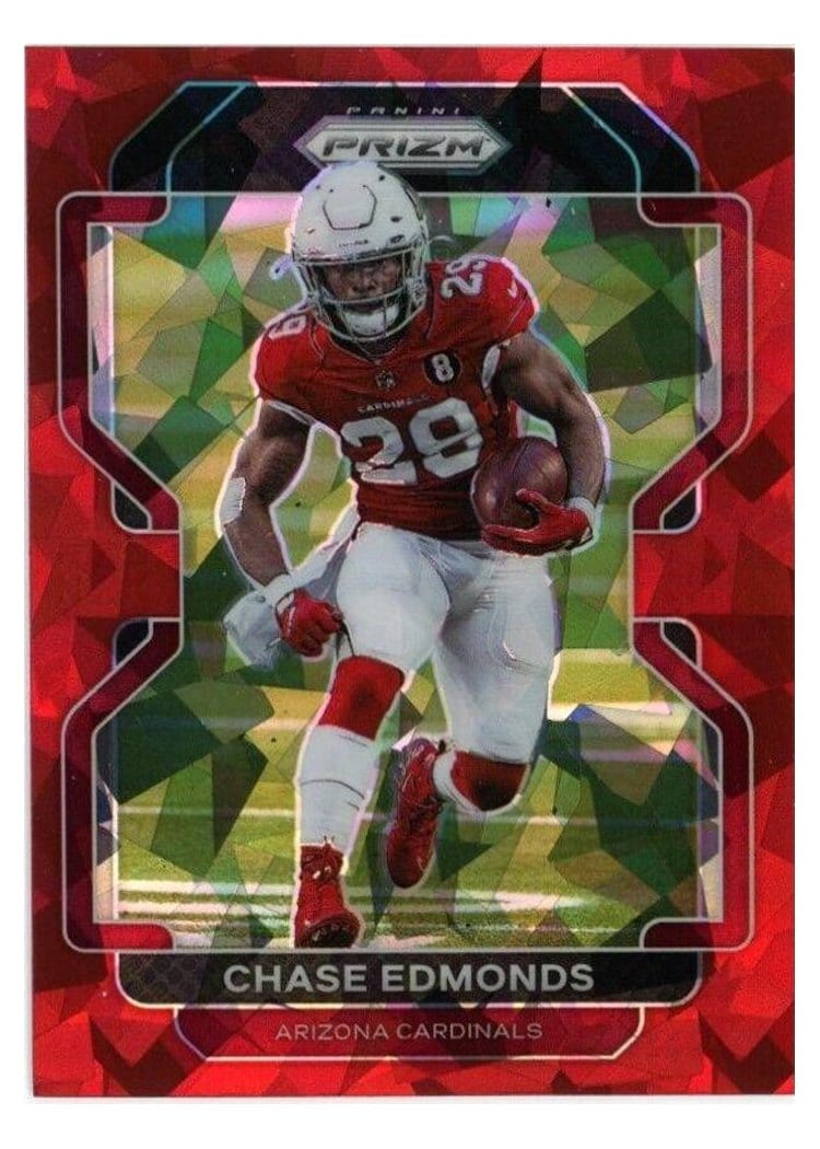 2021 Panini Prizm Base Set Chase Edmonds #77 card