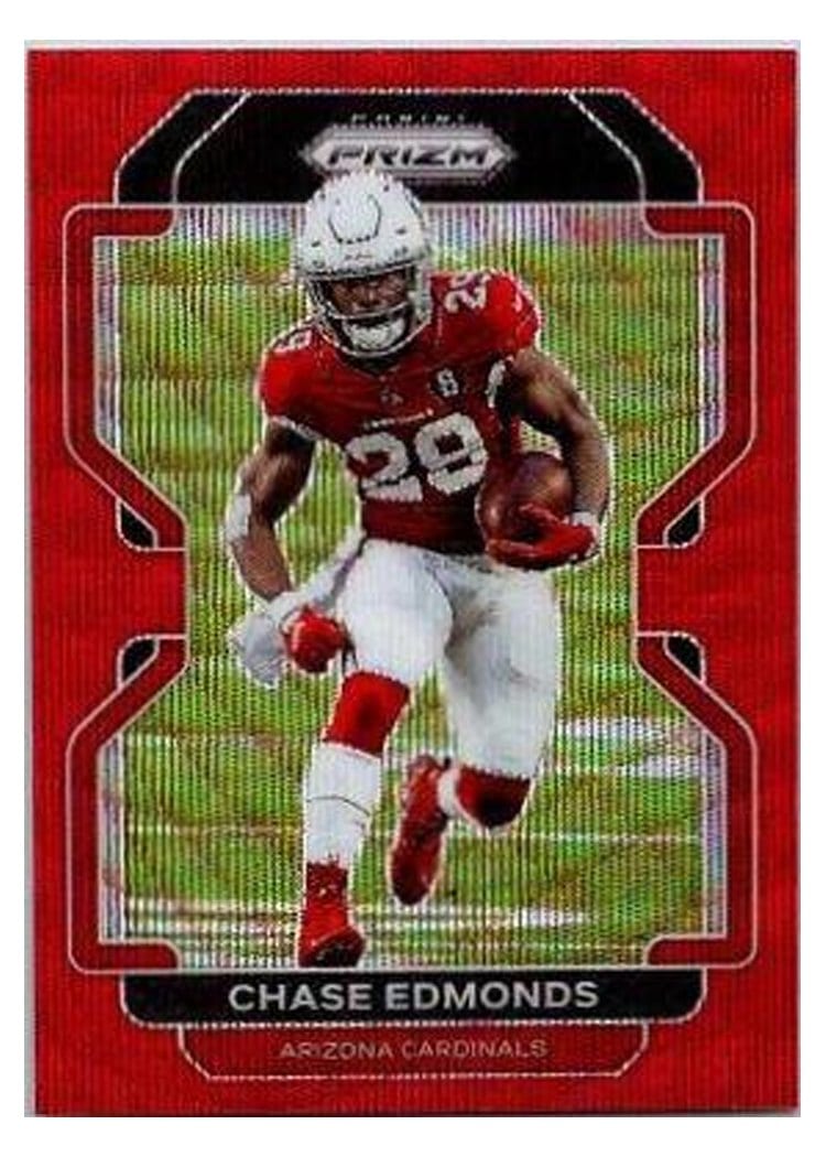 2021 Panini Prizm Base Set Chase Edmonds #77 card