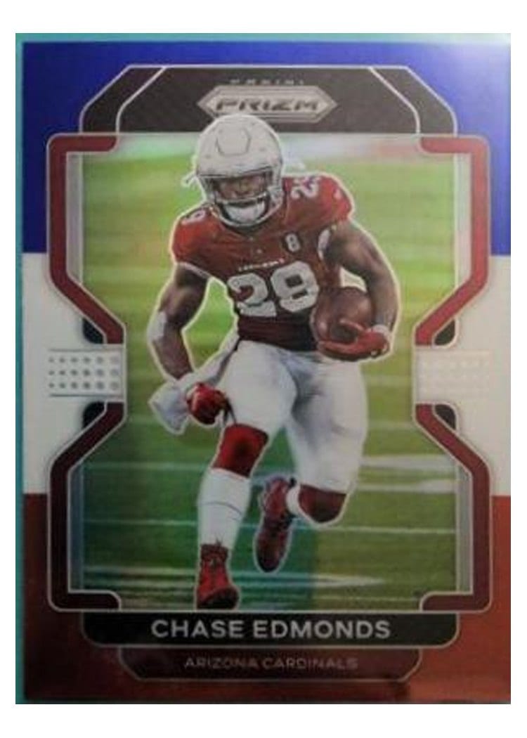 2021 Panini Prizm Base Set Chase Edmonds #77 card