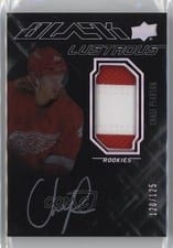 2022-23 SPx UD Black Lustrous Rookie Patch Autograph Chase Pearson #LRAP-CP card