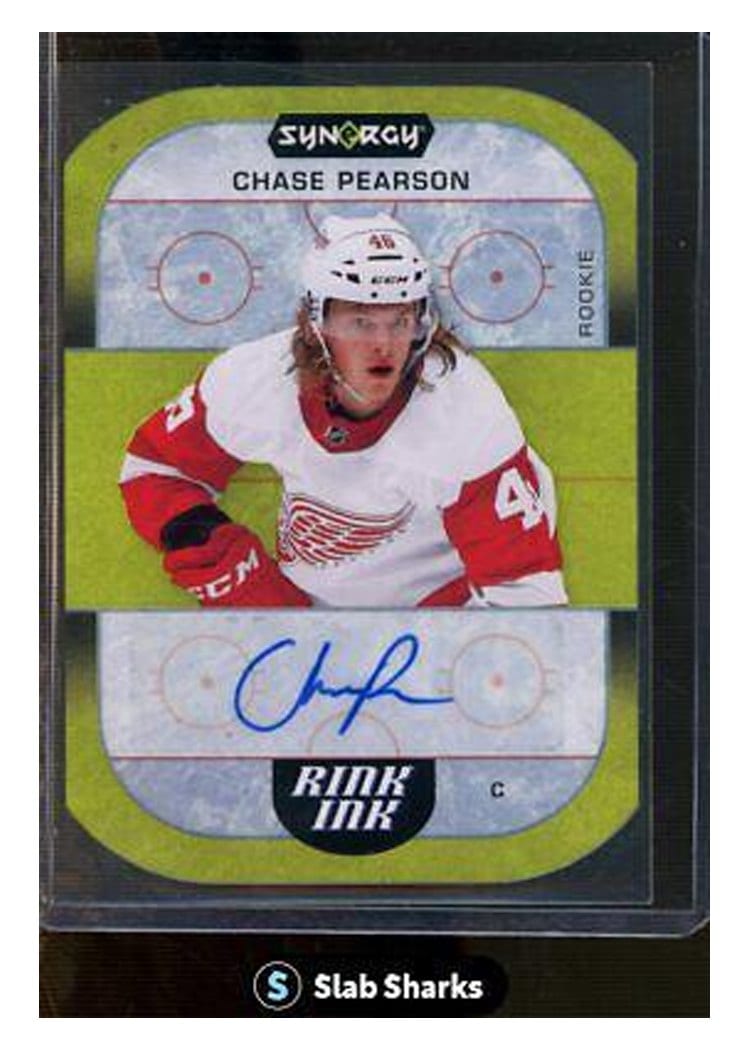 2022-23 Upper Deck Synergy Rink Ink Rookies Chase Pearson #RIR-CP card
