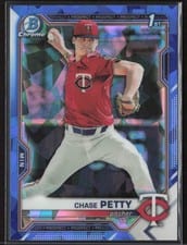 2021 Bowman Draft Sapphire Chase Petty #BDC-49
