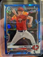 2021 Bowman Draft Sapphire Edition Base Set Chase Petty #BDC-49