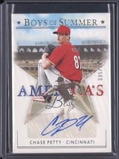 2024 Panini Boys of Summer America's Best Signatures Chase Petty #AME-CP card