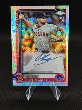 2025 Topps Chrome Logofractor Edition Rookie Autographs Chase Shugart #RA-CS card