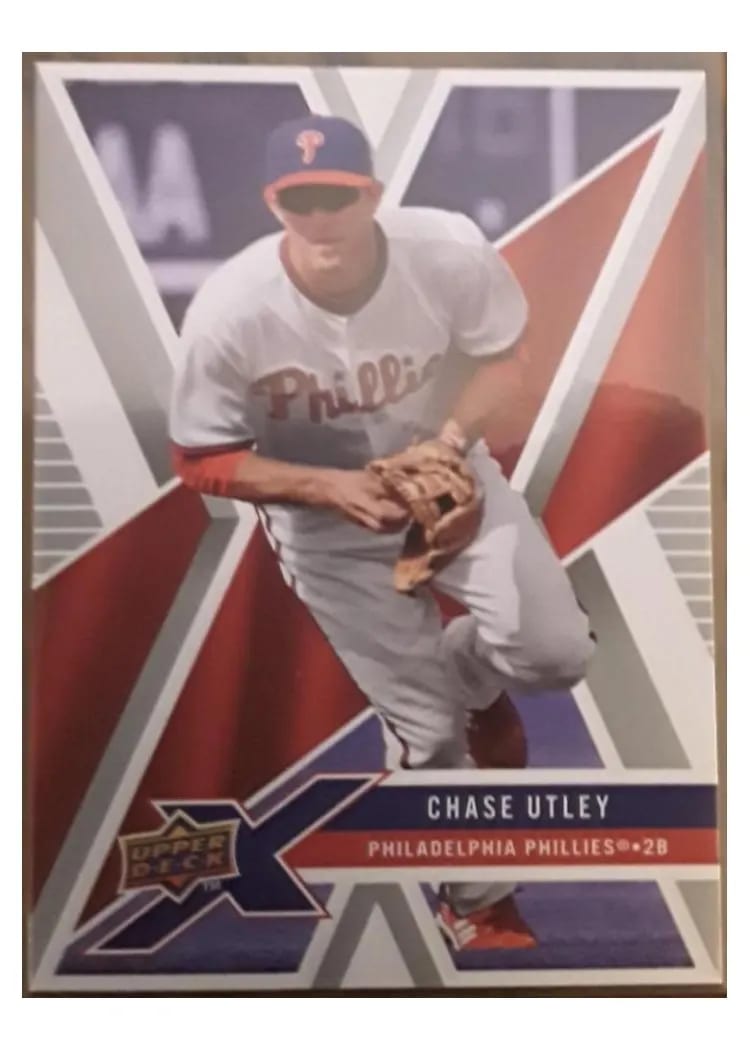 2008 Upper Deck X Chase Utley #77 card