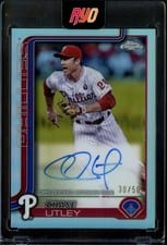 2025 Topps Chrome Update Legends Autographs Chase Utley #CLA-CU