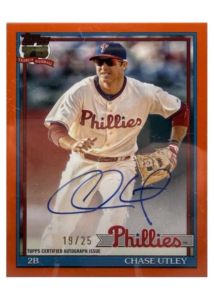 2026 Topps 1991 Topps Autographs Chase Utley #91A-CU card