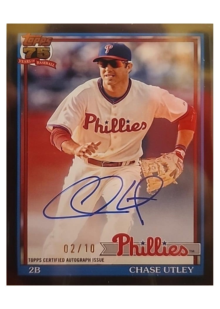 2026 Topps 1991 Topps Autographs Chase Utley #91A-CU card