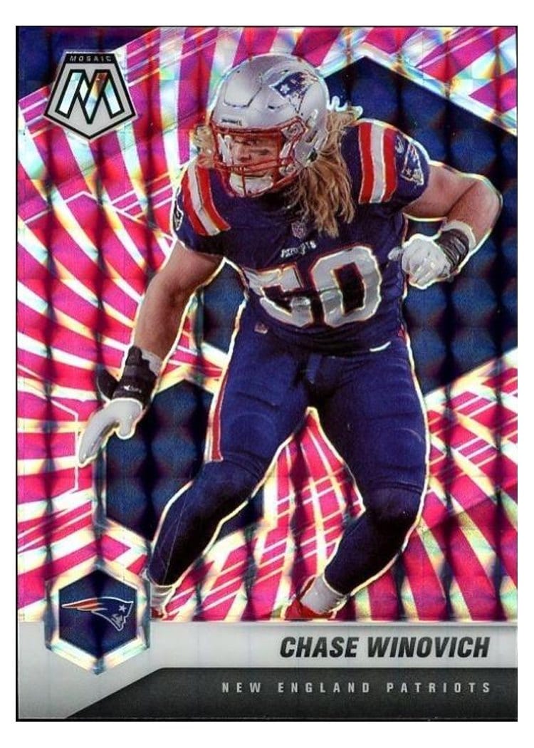 2021 Panini Mosaic Base Set Chase Winovich #141 card