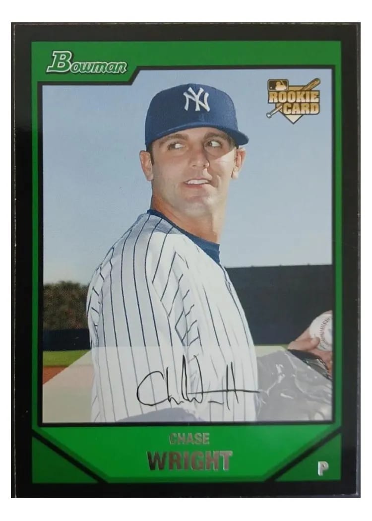 2007 Bowman Draft Picks & Prospects Chase Wright #BDP4 card