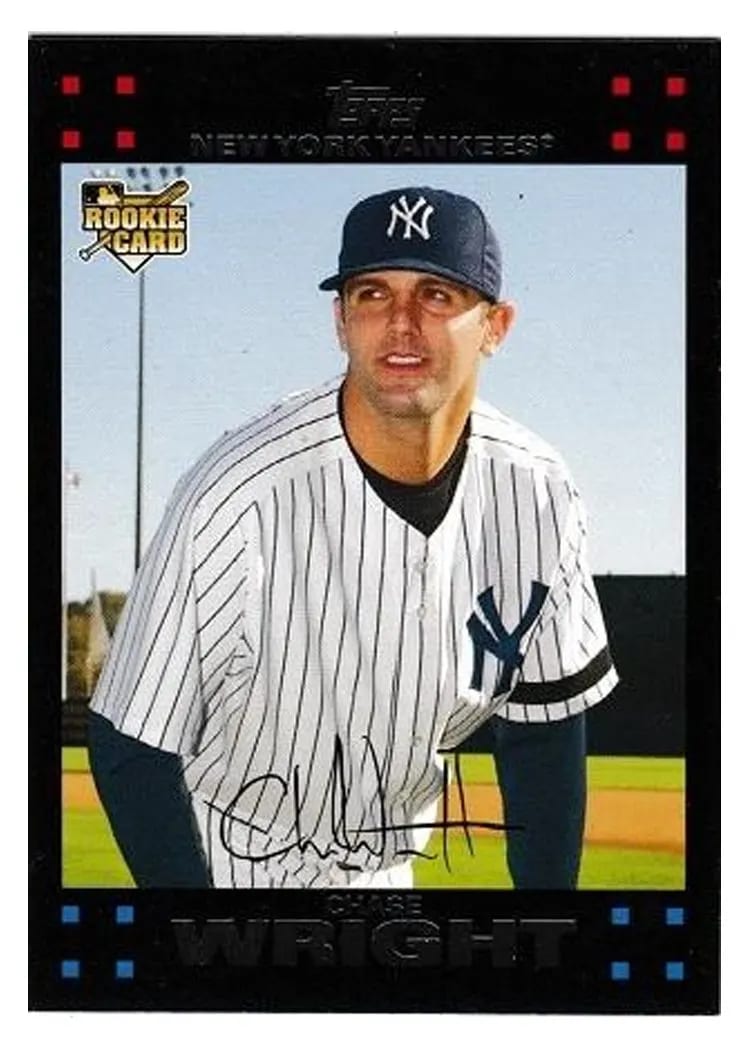 2007 Topps Update & Highlights Chase Wright #UH164 card