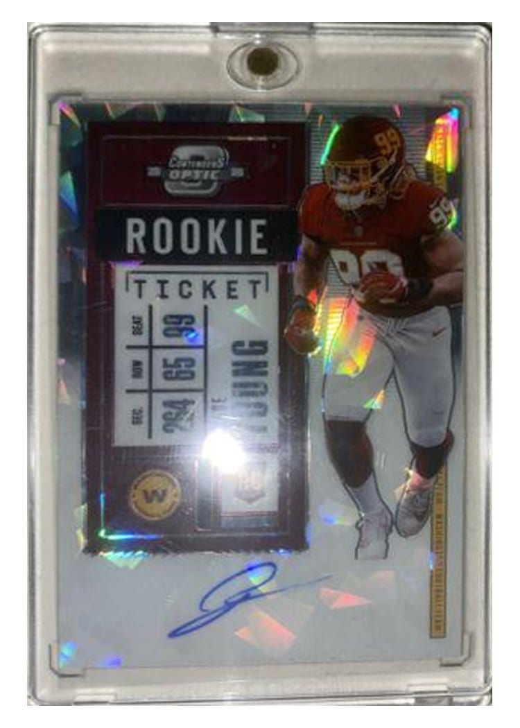 2020 Panini Contenders Optic Base Set Chase Young #102 card