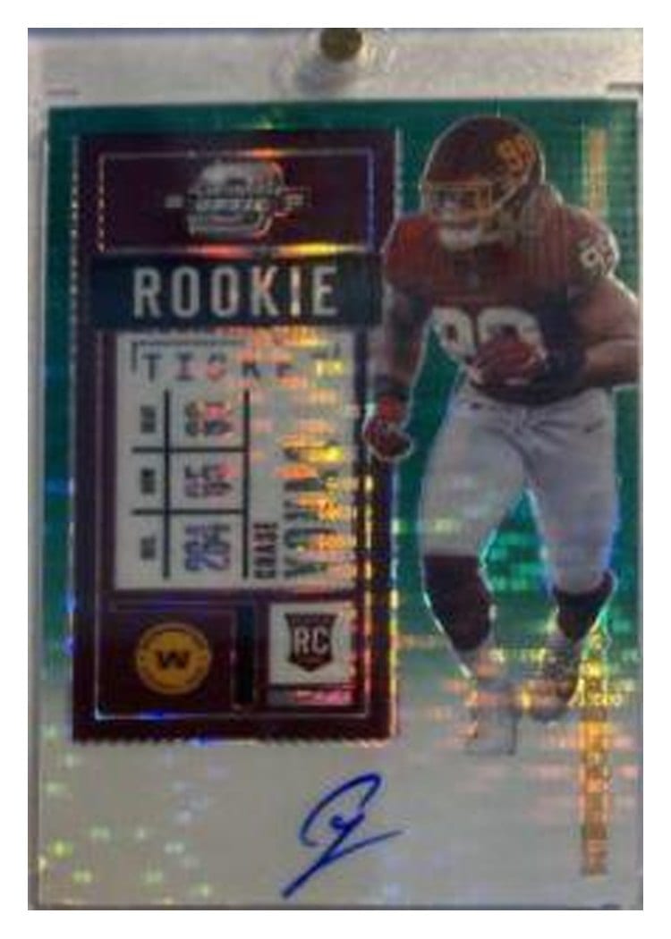 2020 Panini Contenders Optic Base Set Chase Young #102 card