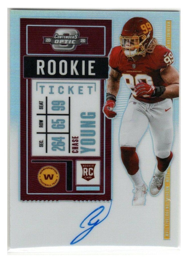 2020 Panini Contenders Optic Base Set Chase Young #102 card