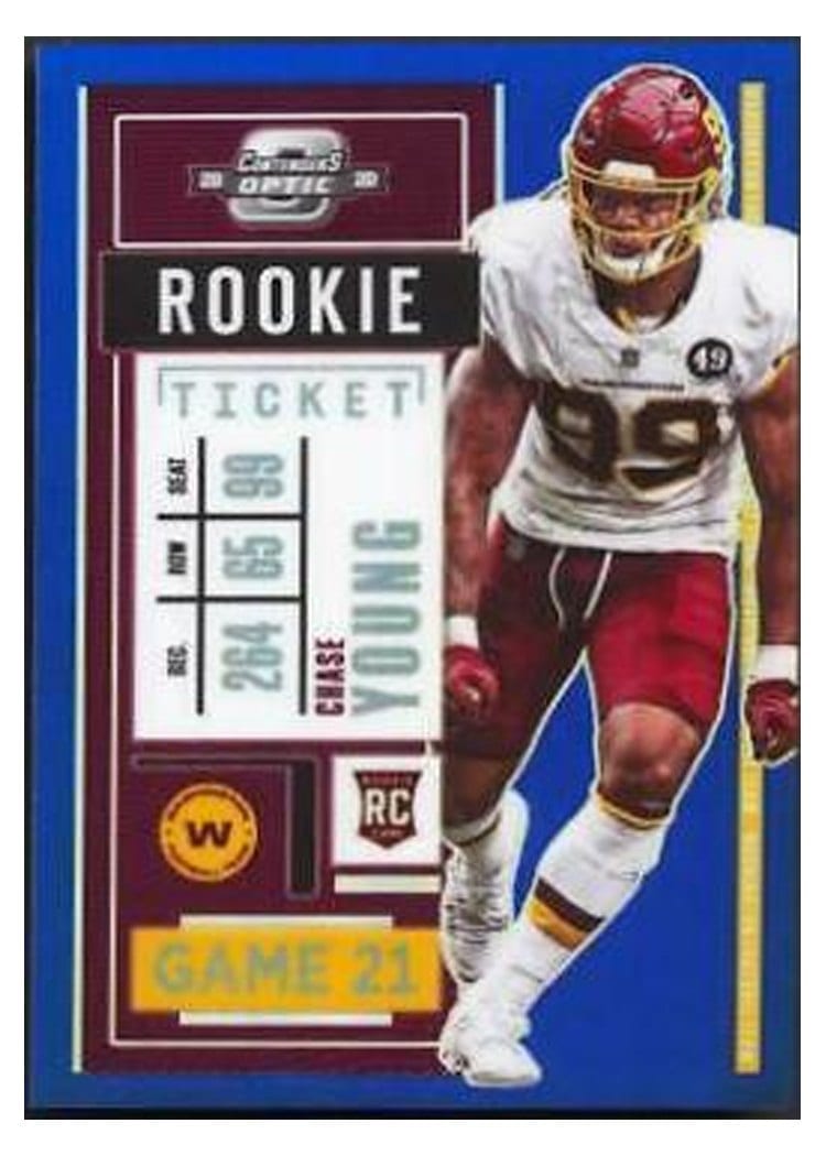 2020 Panini Contenders Optic Base Set Chase Young #67 card