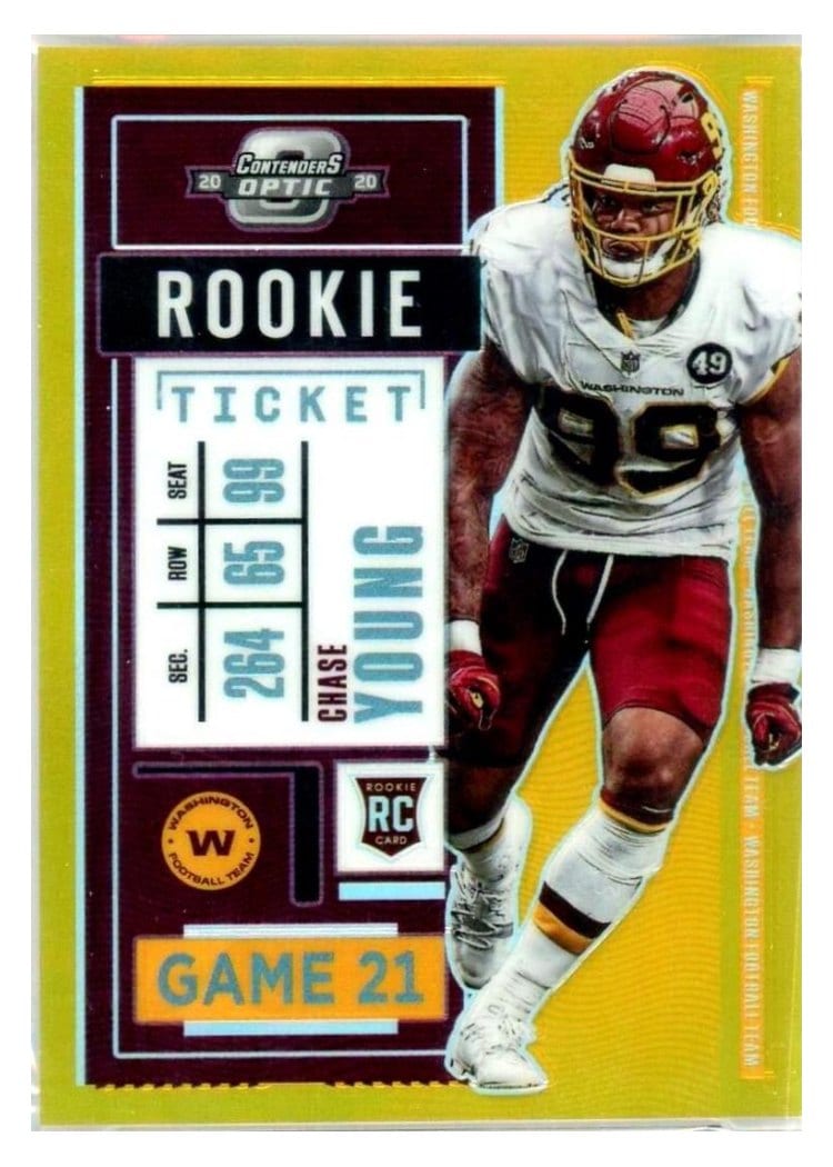 2020 Panini Contenders Optic Base Set Chase Young #67 card