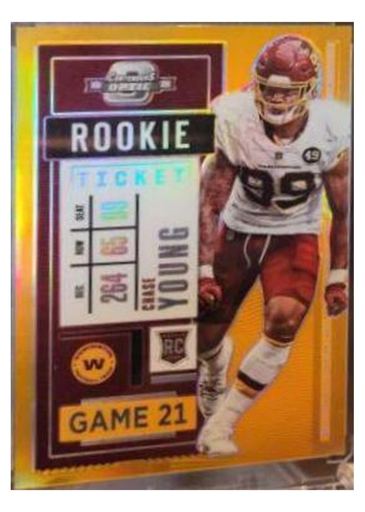 2020 Panini Contenders Optic Base Set Chase Young #67 card