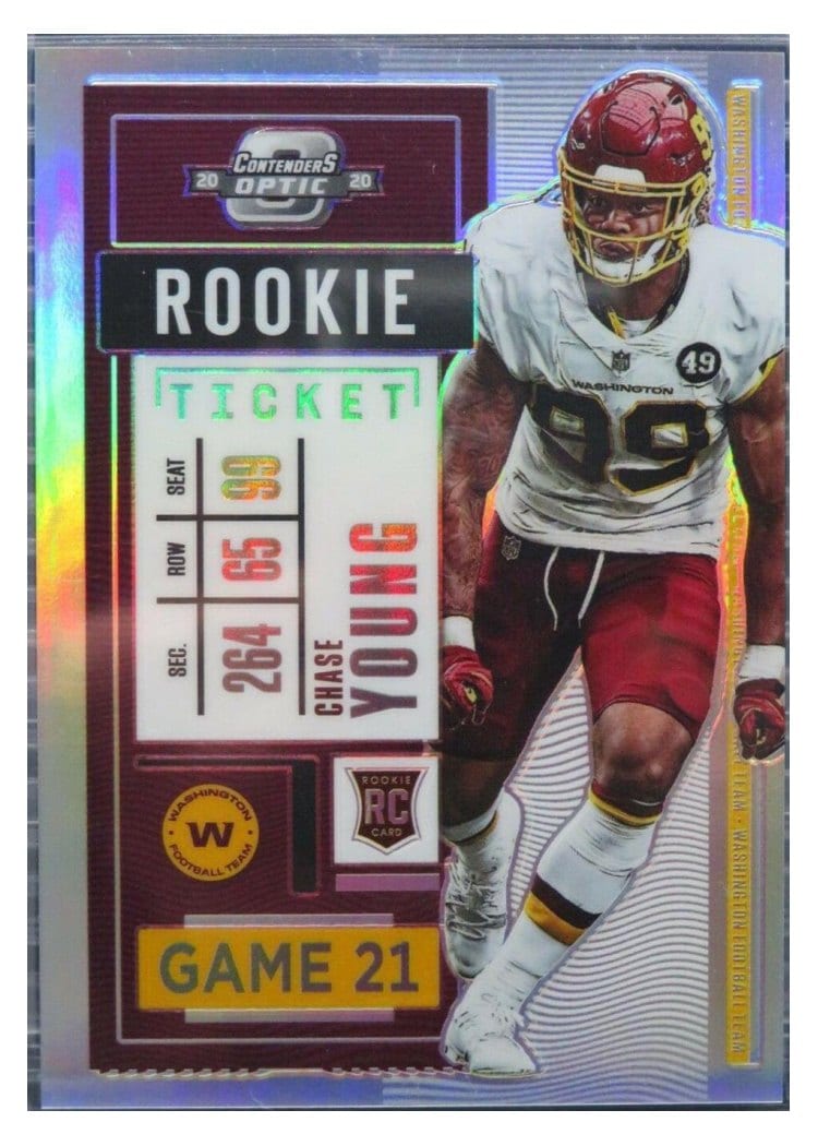 2020 Panini Contenders Optic Base Set Chase Young #67 card