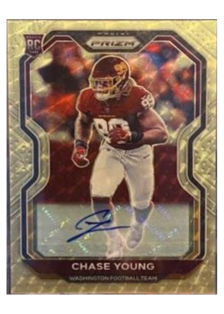 2020 Panini Prizm Chase Young #383 card