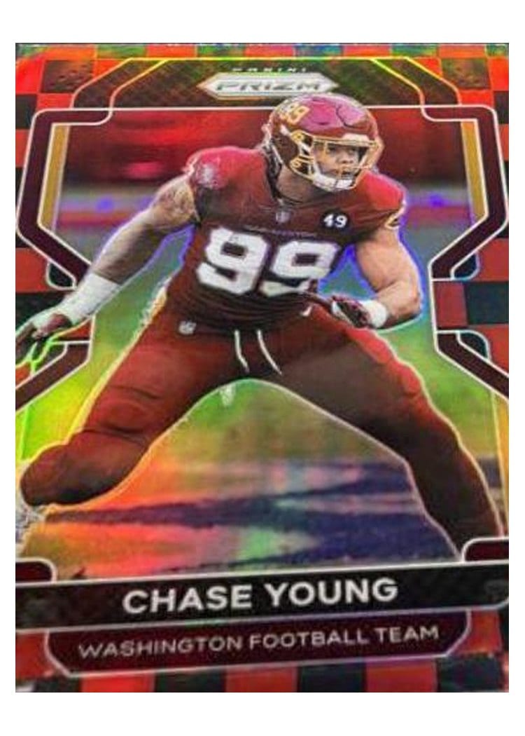 2021 Panini Prizm Base Set Chase Young #213 card