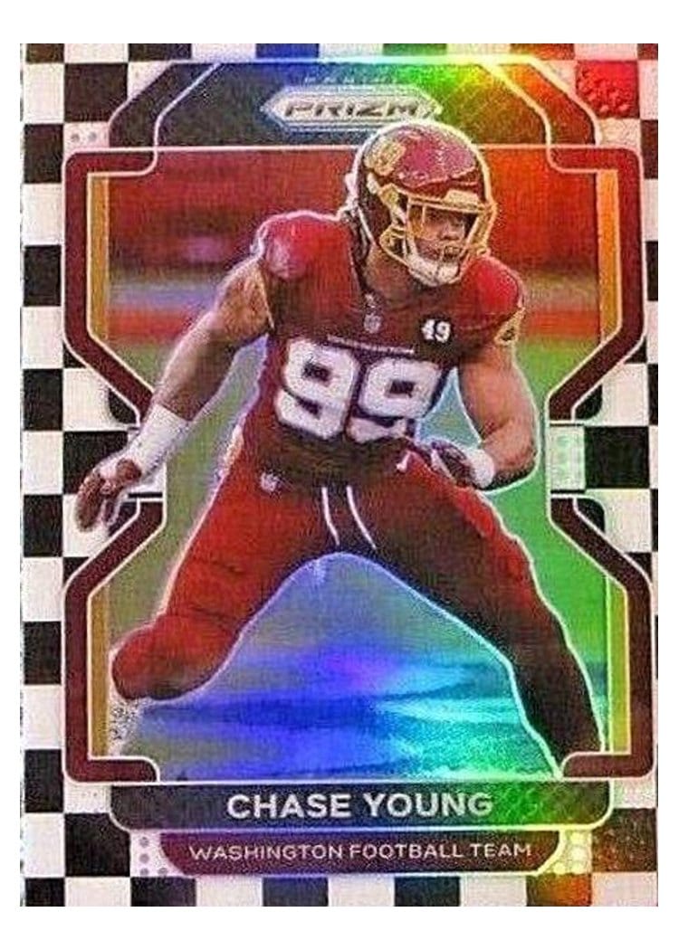 2021 Panini Prizm Base Set Chase Young #213 card
