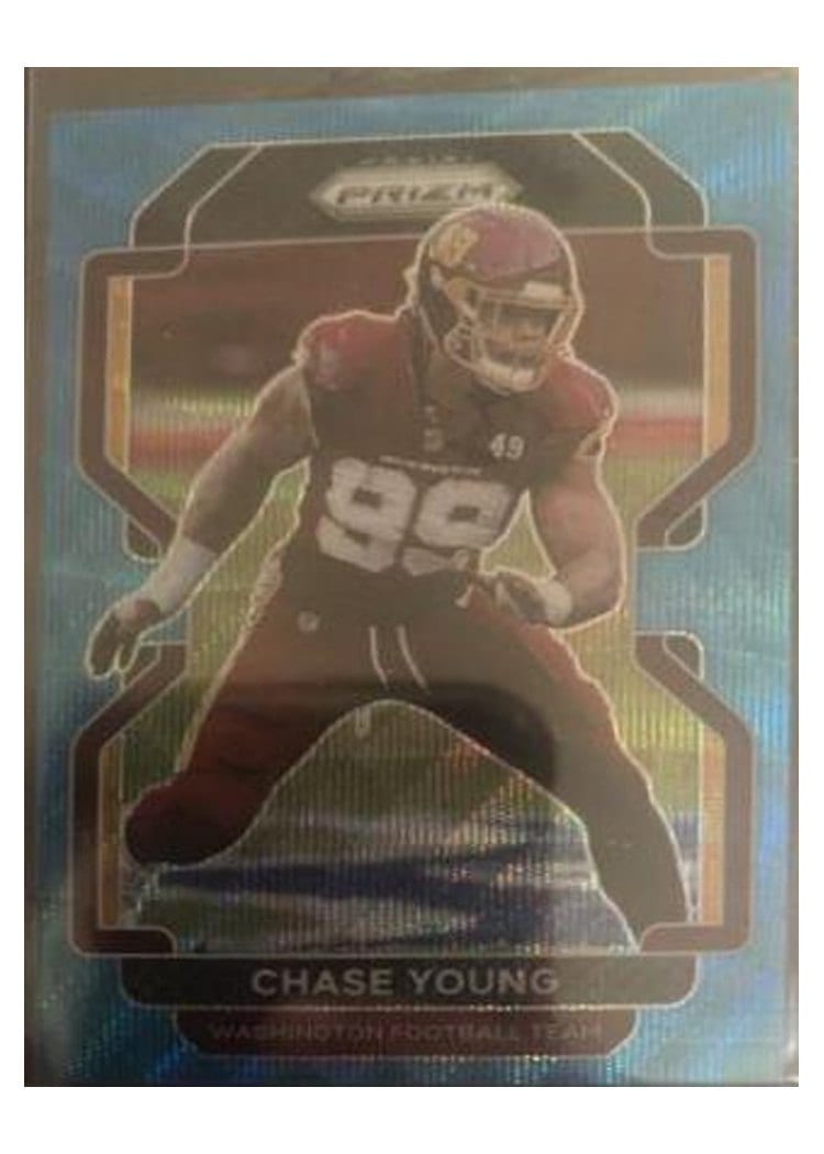 2021 Panini Prizm Base Set Chase Young #213 card