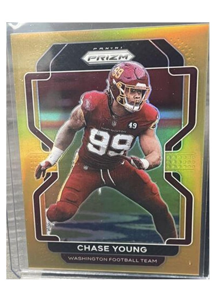 2021 Panini Prizm Base Set Chase Young #213 card