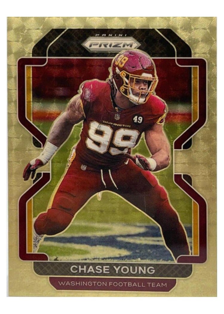 2021 Panini Prizm Base Set Chase Young #213 card