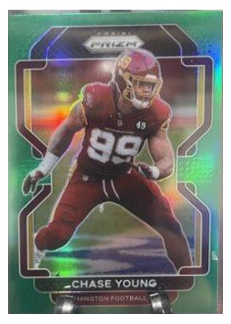 2021 Panini Prizm Base Set Chase Young #213 card