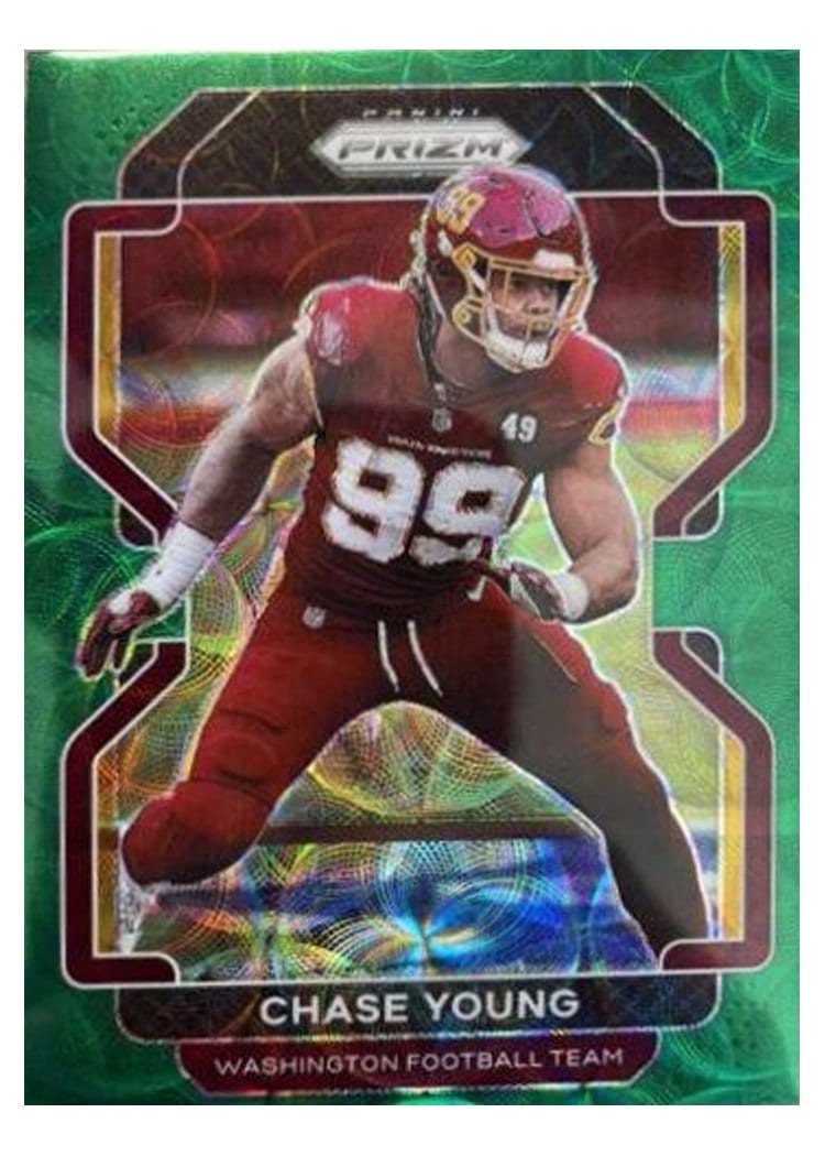2021 Panini Prizm Base Set Chase Young #213 card