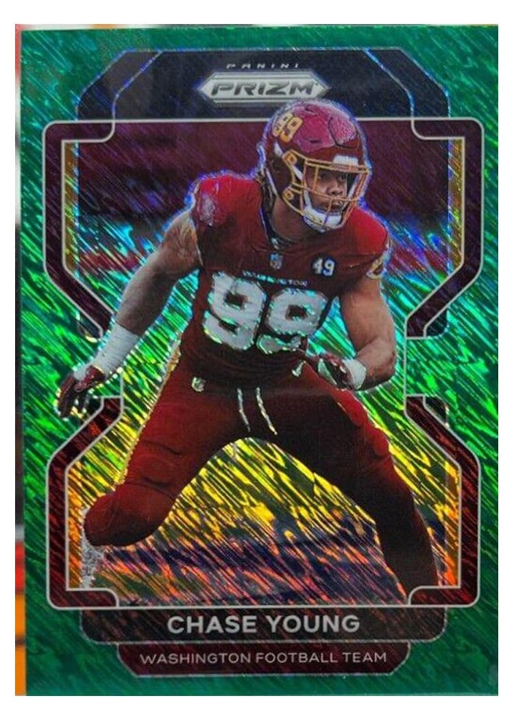 2021 Panini Prizm Base Set Chase Young #213 card