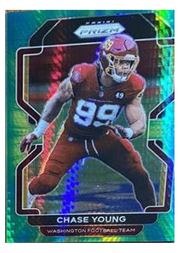 2021 Panini Prizm Base Set Chase Young #213 card