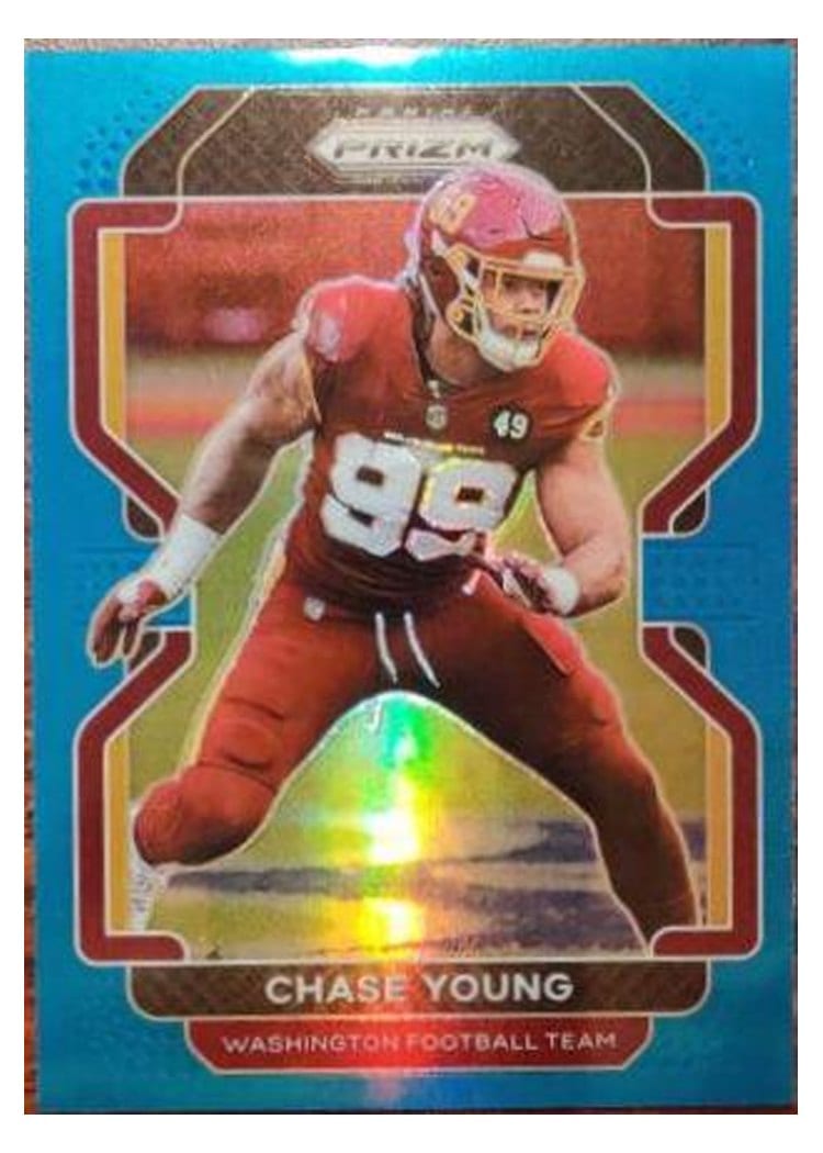 2021 Panini Prizm Base Set Chase Young #213 card