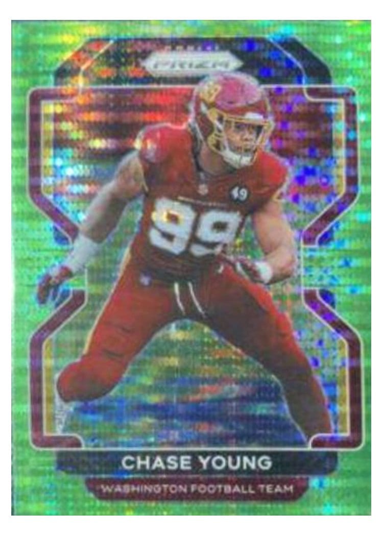 2021 Panini Prizm Base Set Chase Young #213 card